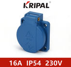 산업적 추가적 소켓에 대한 IP54 16 Amp 청색 독일의 기준