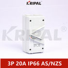 KRIPAL 3Pole 20A 방수 아이솔레이터 스위치 UKF IP66 호주 표준