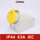 IP44 4P 63Amp 산업 권력 소켓 벽은 IEC기준을 탑재했습니다