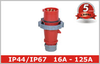 냉동차 콘테이너를 위한 빨강 4 핀 3H 산업 마개 그리고 연결관