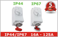 IP44 IP67 기계적인 내부고정기에 산업 전원 소켓 저장소