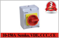 Semko, VDE, CCC의 세륨 IP65 2~5P 10A~150A 회전하는 절연체 스위치 전기 고립 스위치 방수 스위치
