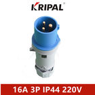 IP44 산업적 전기 플러그 16A 220V 단일 상 IEC기준