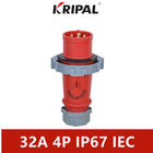 IP67 방수 산업용 커플러 조합 IEC 표준 32A 4P