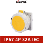 16A 3P 220V IP67 방수 산업 소켓 보편적인 IEC 기준