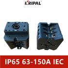 1-0-2 3 위치 전환 캠 스위치 방수 IP65 150A 230-440V